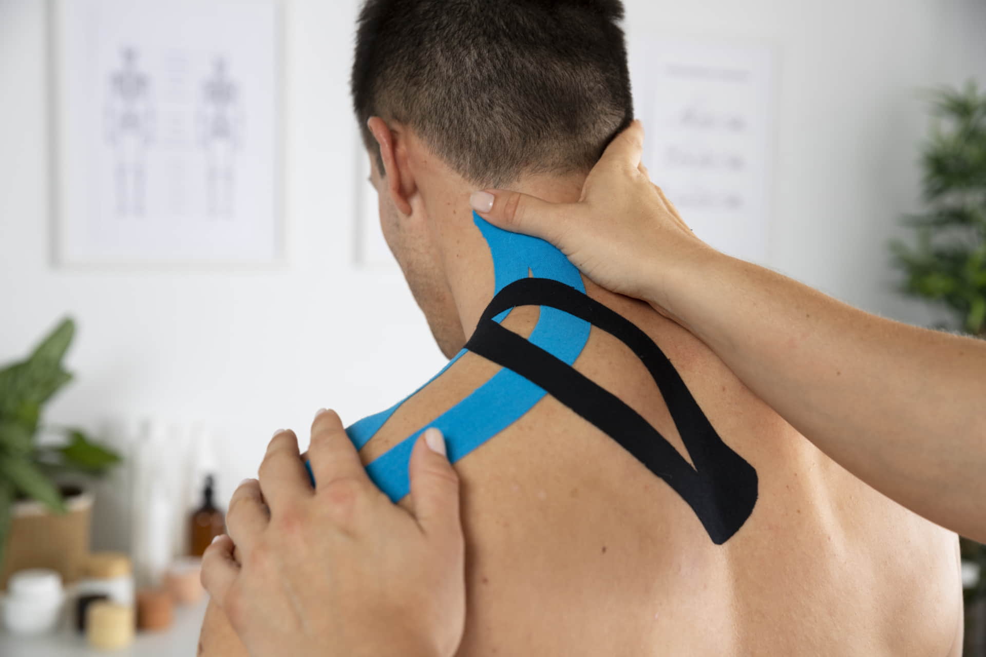 bandas en contractura muscular